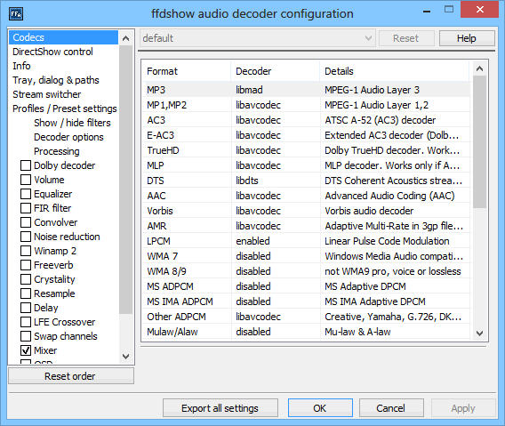 K-Lite Codec Pack 