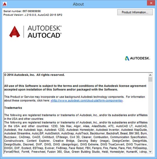 Autodesk AutoCAD 2015 SP2