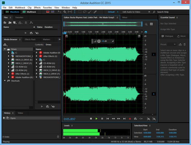 Adobe Audition CC 2015