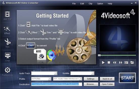 4Videosoft AVI Video Converter 3