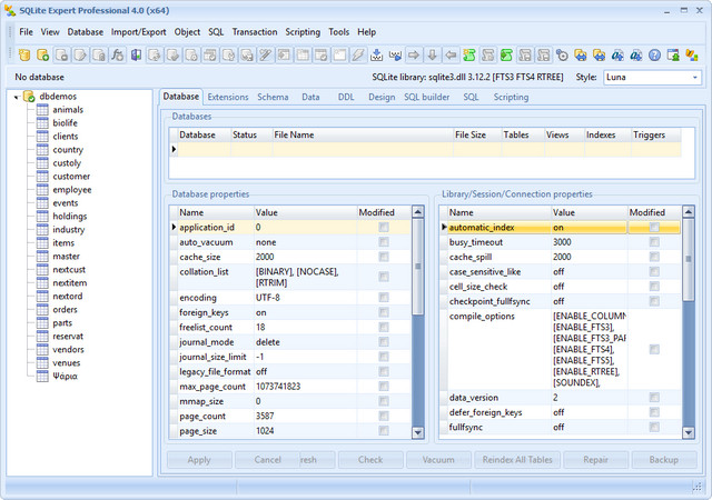 SQLite Expert Professional 4.0