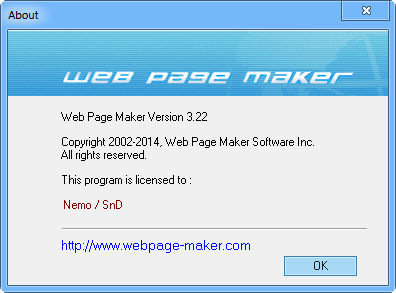 Web Page Maker 3.22