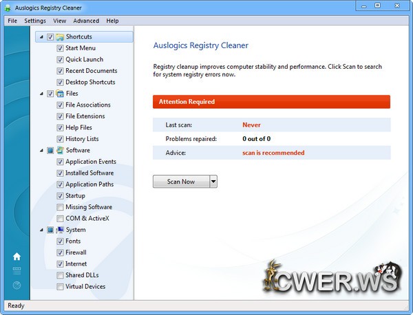 Auslogics Registry Cleaner 4