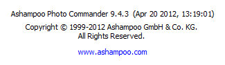 Ashampoo Photo Commander 9.4.3