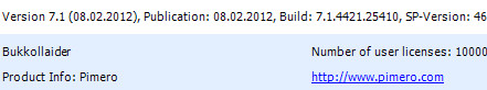 Pimero Pro 2012 R1 7.1.4421