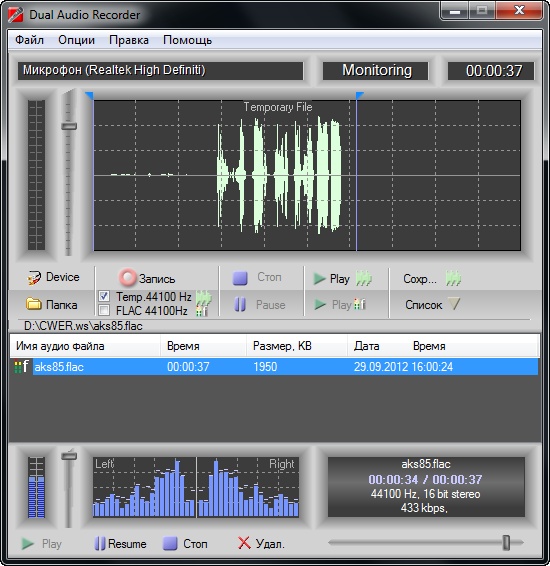 Dual Audio Recorder