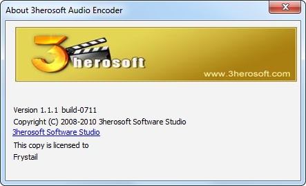 3herosoft Audio Encoder