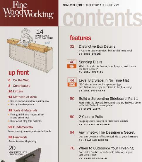 Fine Woodworking №222 November-December 2011