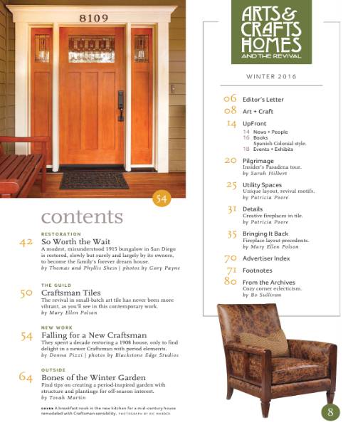 Arts & Crafts Homes №5 (Winter 2016)c