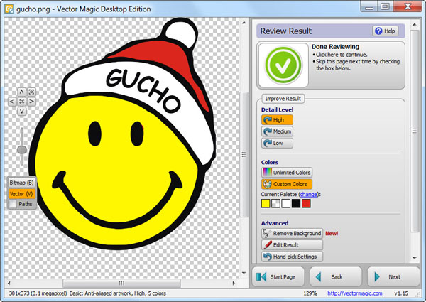 Portable Vector Magic Desktop Edition 1.15